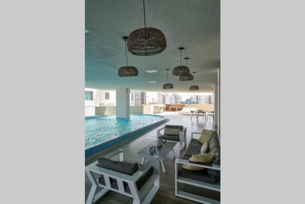 Escape Apartments, Balcony, Pool, Gym & Spa In La Julia Santo Domingo Exteriér fotografie